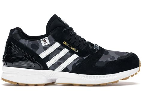 adidas ZX 8000 Bape Undefeated Black Men's 